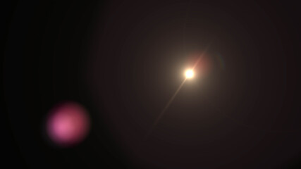 Abstract sun burst with digital lens flare background