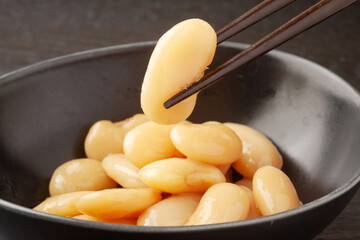 白花豆の煮豆