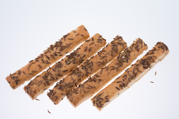 crackers ,Cheese Sticks With Caraway Seed