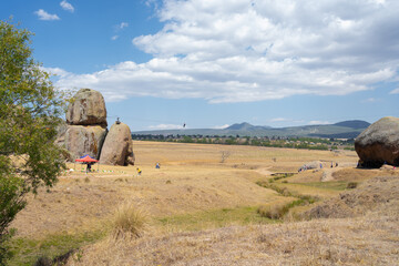 Tirolesa en las piedras gigantes de Tapalpa Jalisco. © jesuschurion57