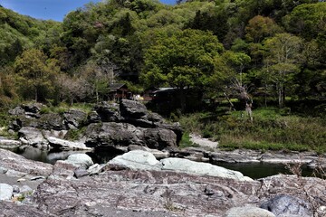 長瀞渓谷「虎岩」