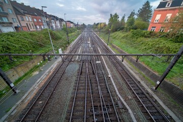 Obraz premium An train station