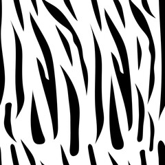 Seamless pattern with zebra print. Vector.