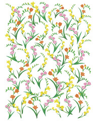 フリージアの背景・壁紙