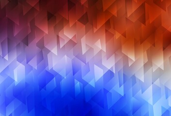 Light Blue, Red vector layout with lines, rectangles.