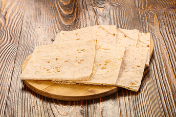 Armenian lavash - traditional thick bread