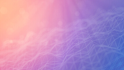 Abstract 3D illustration - nice colorful modern abstract background, fashion concept