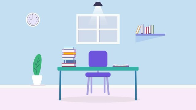 Nerdy young man reading a pile of book at home