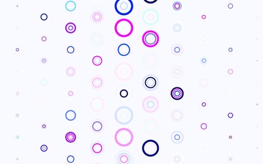 Light Multicolor vector pattern with spheres.