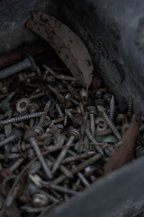 Old leftover screws