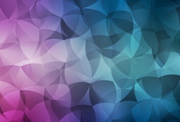 Obraz premium Light Blue, Red vector polygonal background.