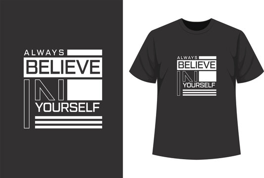 Modern and professional typography t shirt design design