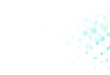 Light Green vector backdrop with dots.