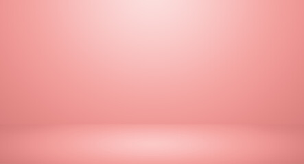 Empty dark pink room with gradient pink abstract background for display your product