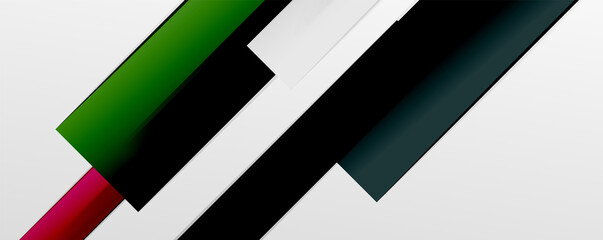 Multicolored lines background. Design template for business or technology presentations, internet posters or web brochure covers