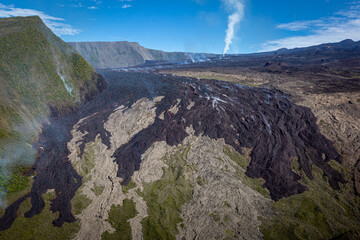 Eruption volcan - Piton. de La Fournaise - La Réunion
Coulée de lave - Volcanologie