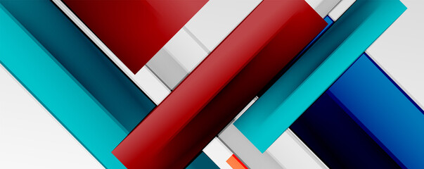 Color abstract lines trendy geometric background for business or technology presentation, internet poster or web brochure cover, wallpaper