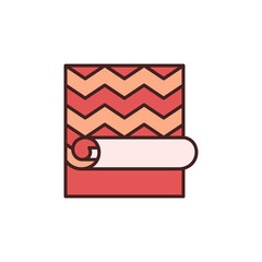 Creative Wallpaper vector concept colored icon or sign