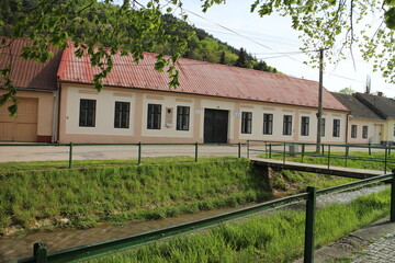 Native home od writer Ludmila Podjavorinska in Bzince pod Javorinou, west Slovakia