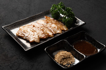 焼肉　豚バラ肉