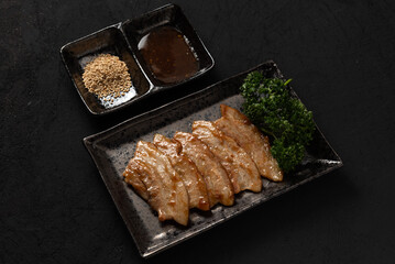 焼肉　豚バラ肉