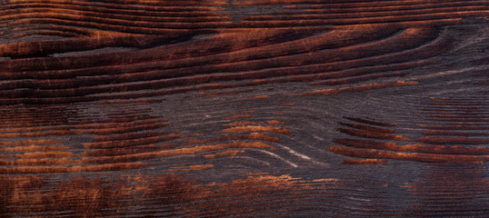 Old grungy rustic burning wood surface texture