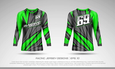 long sleeve sublimation template