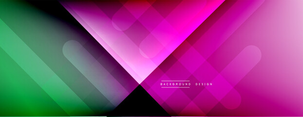 Dynamic lines abstract background. 3D shadow effects and fluid gradients. Modern overlapping forms