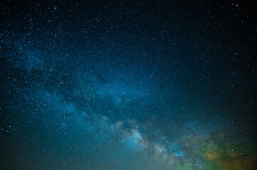 Naklejka na ściany i meble Milky Way Star Constellation Astrology Science Landscape