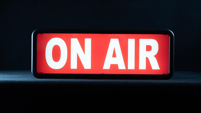 on-air neon sign