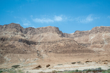 Obraz premium The Negev Desert in southern Israel 