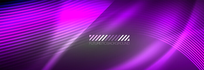 Neon dynamic beams vector abstract wallpaper background. Wallpaper background, design templates for business or technology presentations, internet posters or web brochure covers