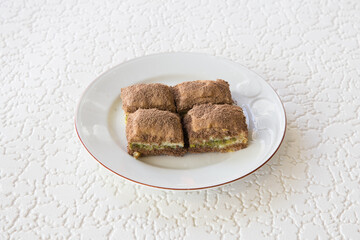 Traditional delicious fresh Turkish Baklava