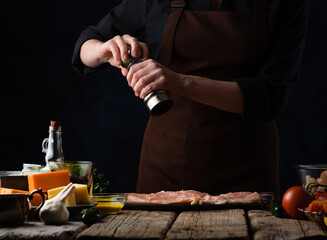 Chef Peppers Chicken Breast For Cooking Meat Dish Cooking Chicken Meat Dishes Dishes and recipe book