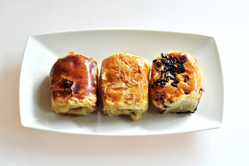 Pisang Bolen is a food from Bandung made from processed bread which contains bananas