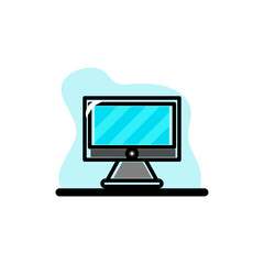 Computer PC Concept Icon Vector Illustratin Design