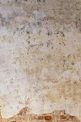 Painting of the walls of an abandoned Orthodox church