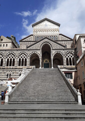 Fototapeta premium DUOMO DI AMALFI,ITALIA,4 MAGGIO 2021.
