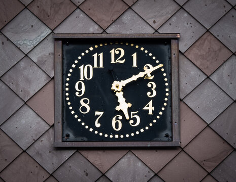 Old Striking Clock Of A Church