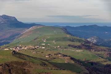Fototapeta premium view from the hill