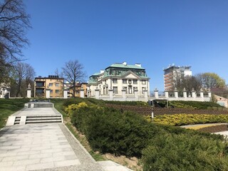Obraz premium Street view of Rzeszow, Poland 