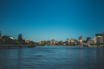 Naklejka premium city skyline