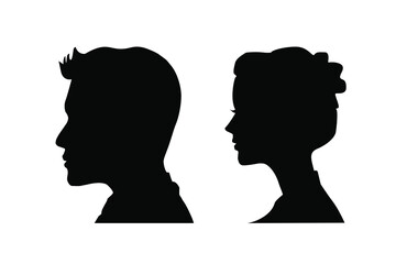 Man and women icon. Businessman icon vector design illustration.