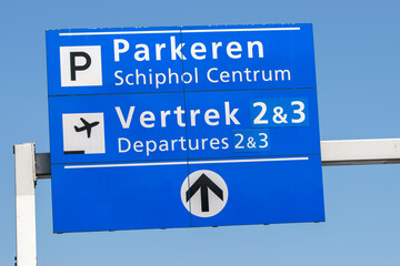 Directions Billboard At Schiphol Airport The Netherlands 2019