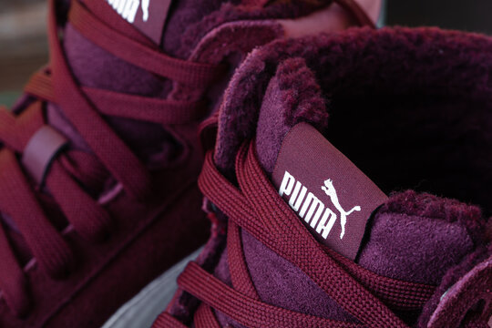 Vineyard Wine Puma Vikky V2 Mid  Fur Jr Sneakers