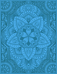 illustration vector mandala ornament background