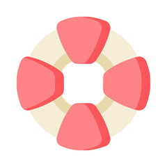 buoy float support swim single isolated icon with flat style