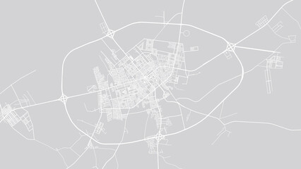 Urban vector city map of Ar Rass, Saudi Arabia, Middle East