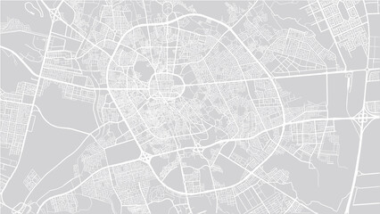 Obraz premium Urban vector city map of Medina, Saudi Arabia, Middle East
