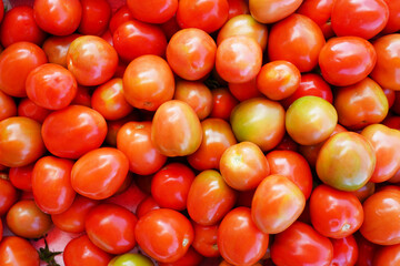 Tomatoes in Thai rural market.     